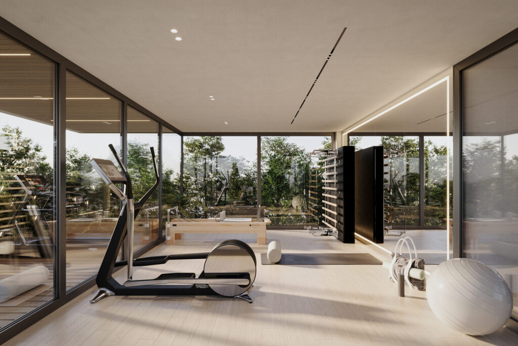 Il significato del lusso oggi – Villa Midori 4 Il significato del lusso oggi – Villa Midori Gym 01