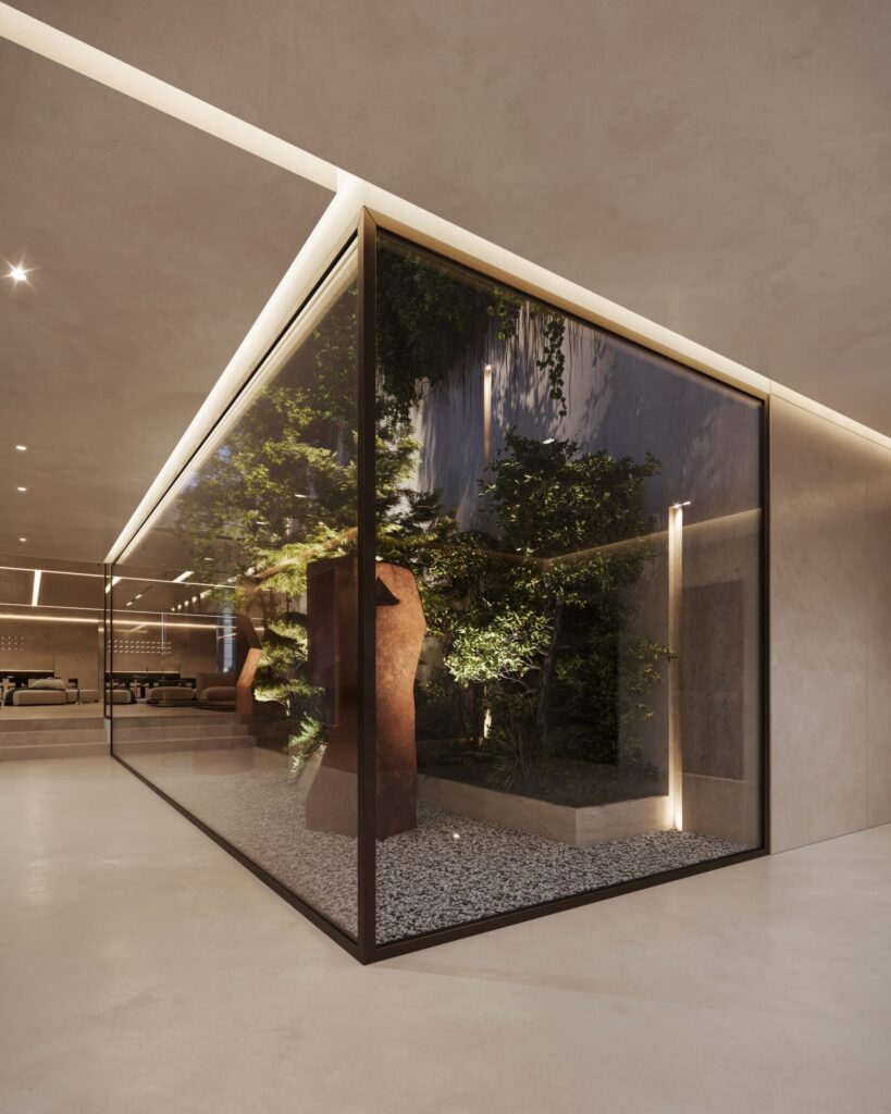 Dove il tempo rallenta, prende forma un nuovo modo di abitare: Residenza Eterea Home Gallery 02 by night